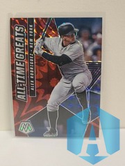 2021 Panini Mosaic Alex Rodriguez All Time Greats Reactive Red Prizm #ATG11